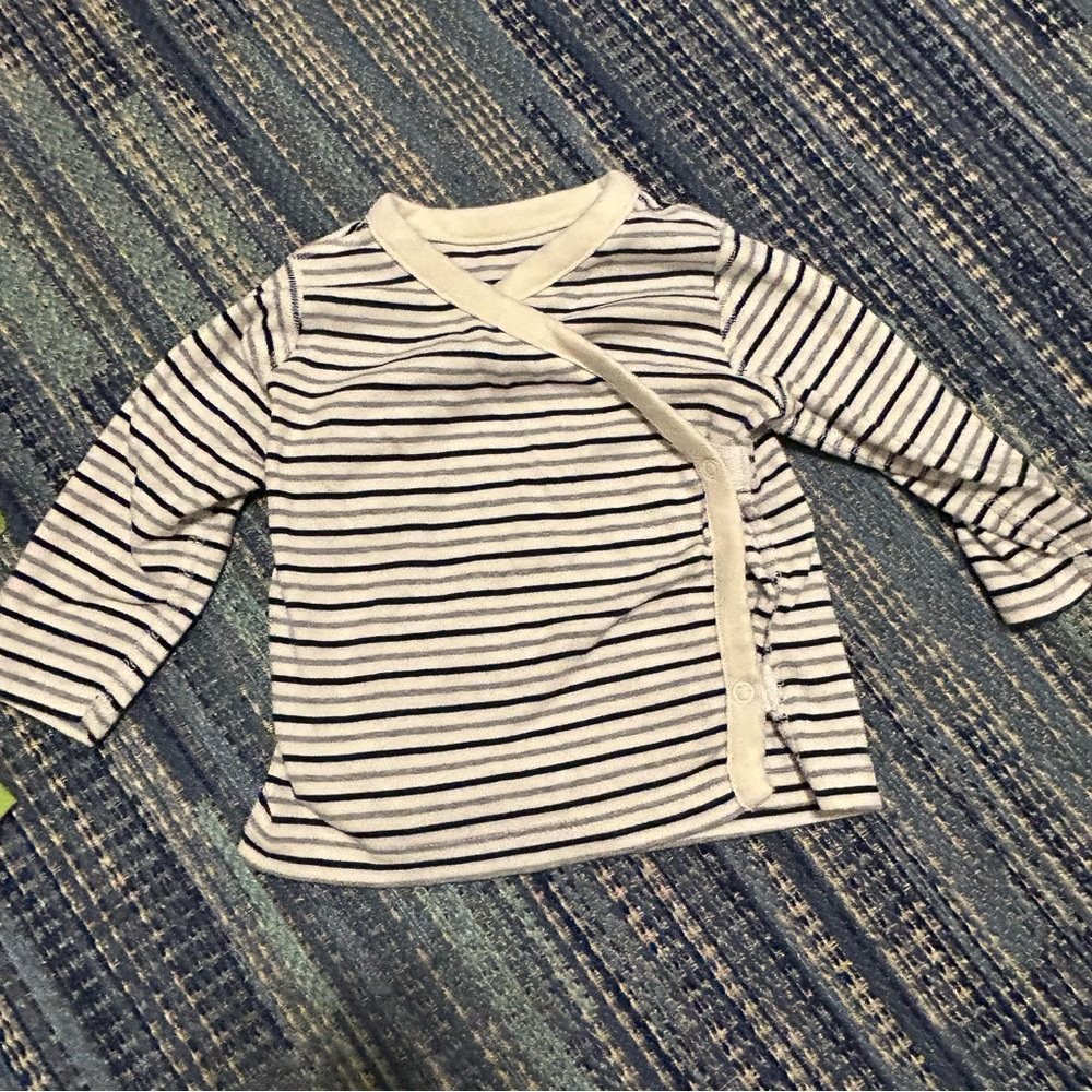 Lot of 4 Baby Long Sleeve Organic Cotton Tops Hanna Andersson m - Picture 3 of 12